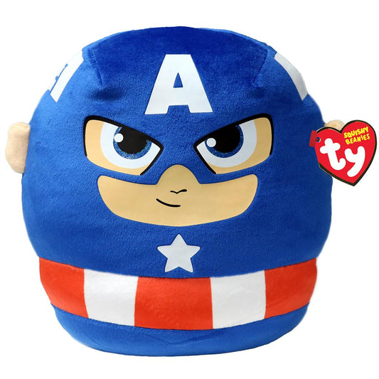 TY MARVEL CAPTAIN AMERICA SQUISH A BOO 31CM knuffels