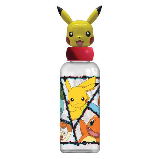 Pokémon 3D-Trinkflasche, Becher, wiederverwendbar, Planet Care, Pikachu, gelbes Spielzeug, Geschenk