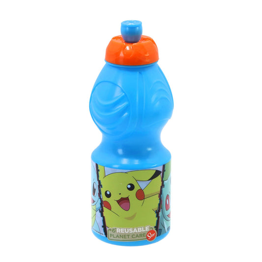 Pokémon Trinkflasche Pikachu Wiederverwendbares Planet Care Blau Orange Spielzeuggeschenk