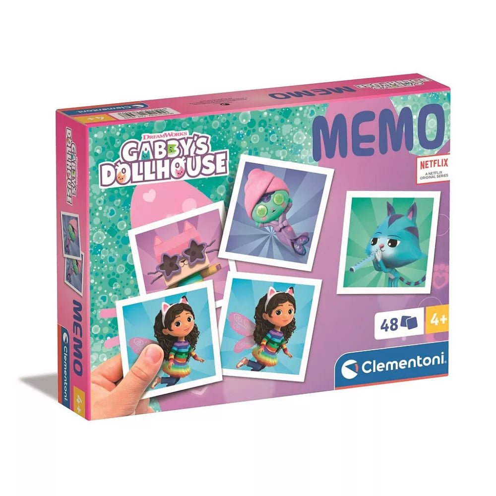 Memorie Gabby's dollhouse Clementoni educatief speels en leerzaam speelgoed cadeau