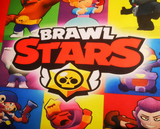 Brawl Stars Mauspad, groß, 79 x 30 cm, leuchtende Farben, beliebtes Spiel, Spielzeug, Geschenk, Computerzubehör