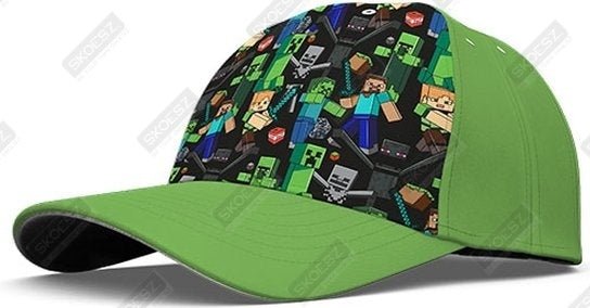 Minecraft cap pet become a real gamer with this minecraft cap tip gift green 