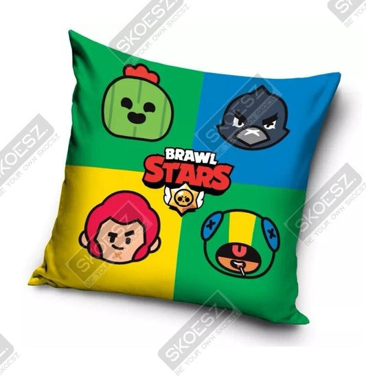 Brawl Stars Lizenz Wurfkissenbezug 40x40 cm Brawl Stars beliebtes Spiel Spielzeug Geschenk Geschenk