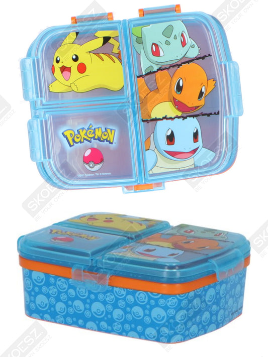 Pokémon Lunchbox Cadeau Pikachu blauw oranje