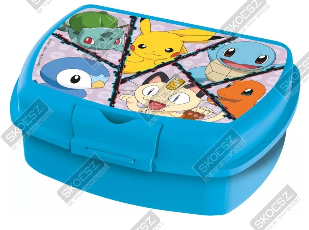 Pokémon Lunch Box Reusable Planet Care Blue Toy Gift