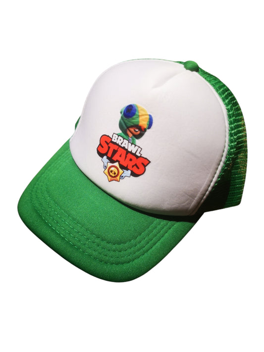 Brawl Stars cap adjustable Brawl Stars Pet Game Popular game green white Toy gift present