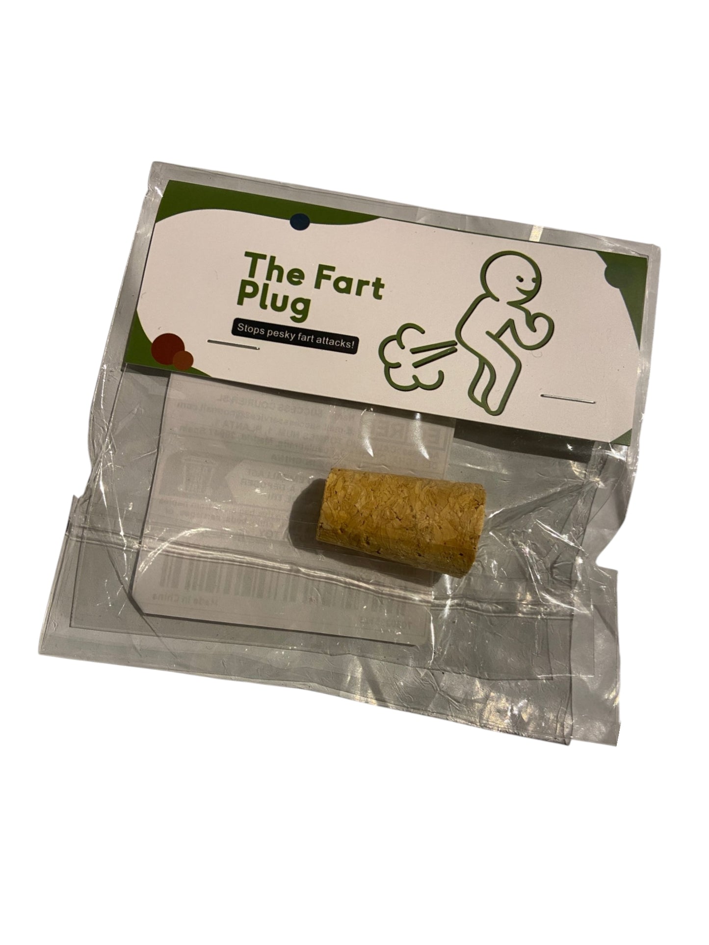 De funny Fart Plug stop fart attacks